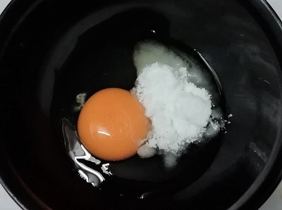 卵と砂糖